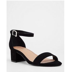 Torrid Black Faux Suede Sandal